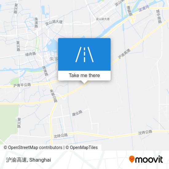 沪渝高速 map