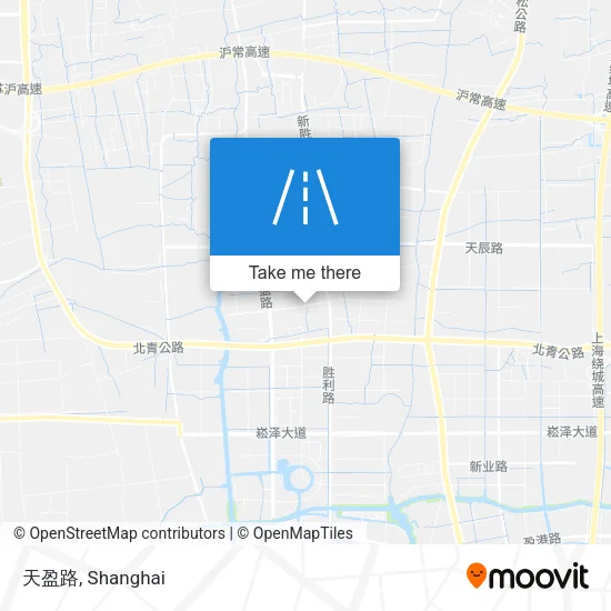 天盈路 map