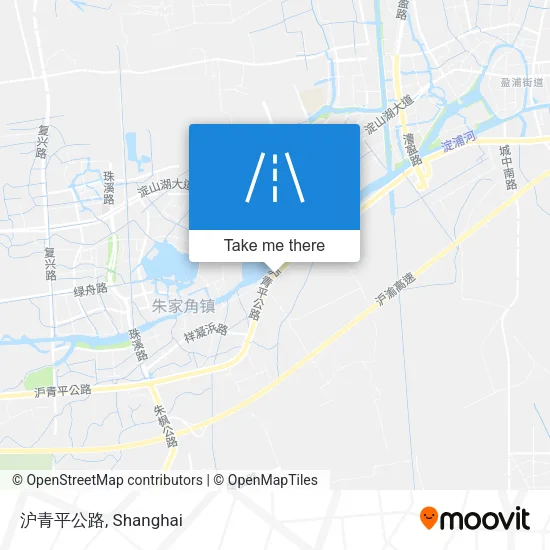沪青平公路 map