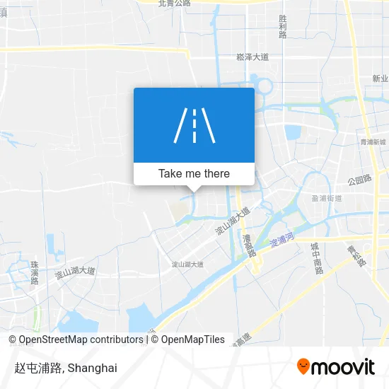 赵屯浦路 map