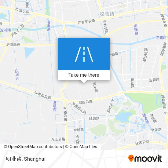 明业路 map