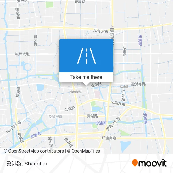 盈港路 map