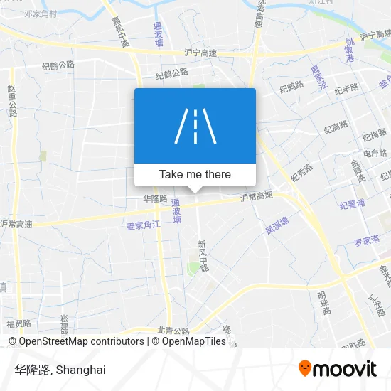 华隆路 map