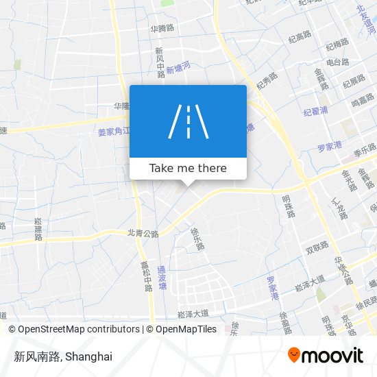 新风南路 map