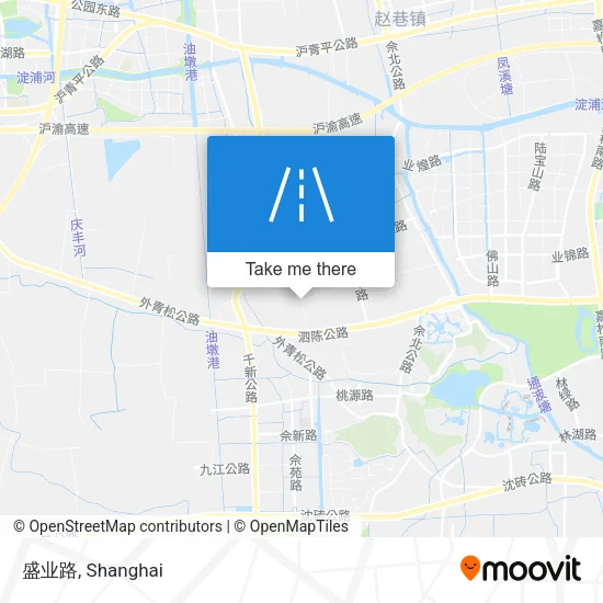 盛业路 map