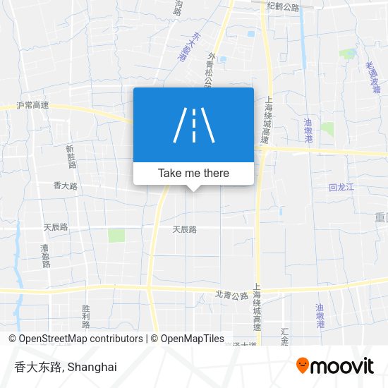 香大东路 map