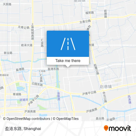 盈港东路 map