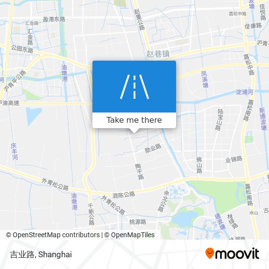 吉业路 map