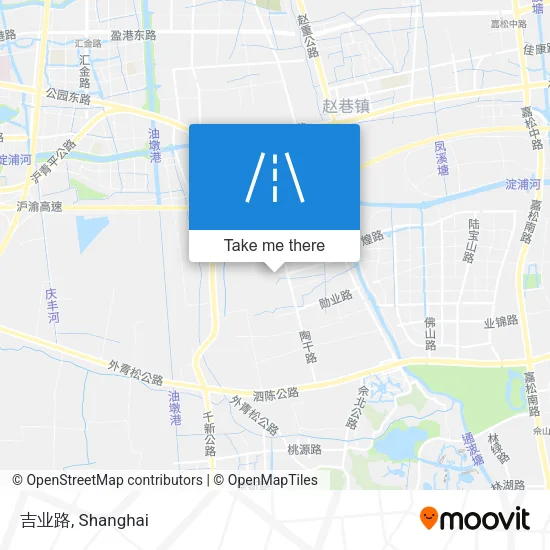 吉业路 map
