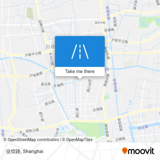 业煌路 map