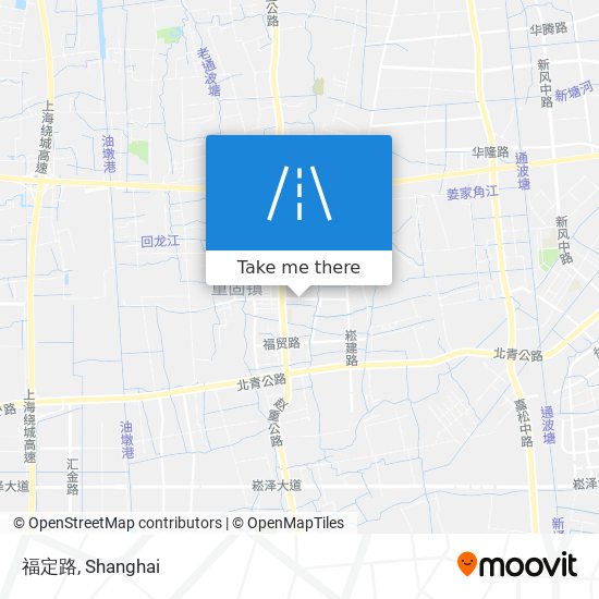 福定路 map