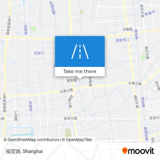 福贸路 map