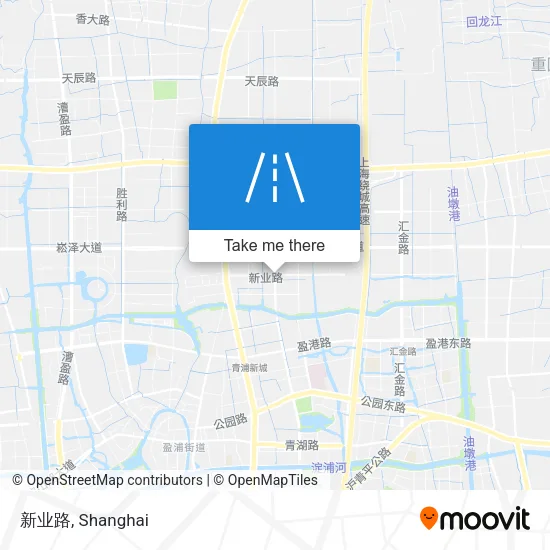 新业路 map