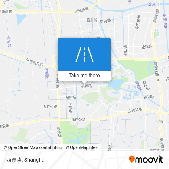 西霞路 map