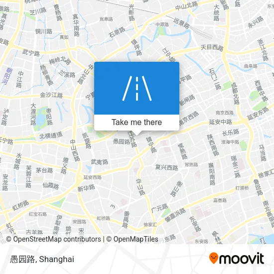 愚园路 map