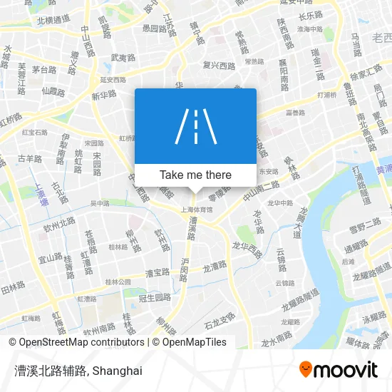 漕溪北路辅路 map