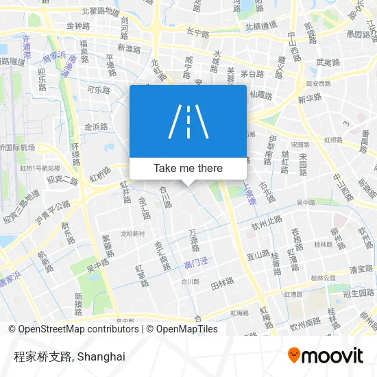程家桥支路 map