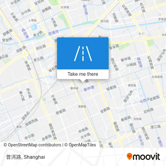 普洱路 map