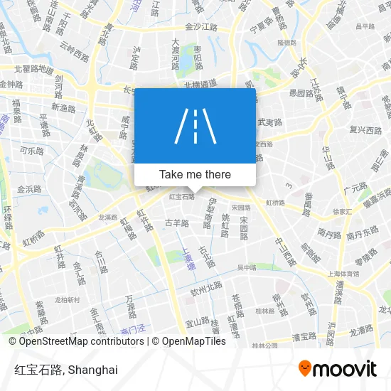 红宝石路 map