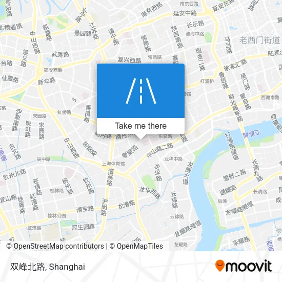 双峰北路 map