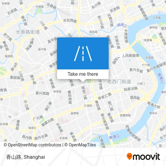 香山路 map