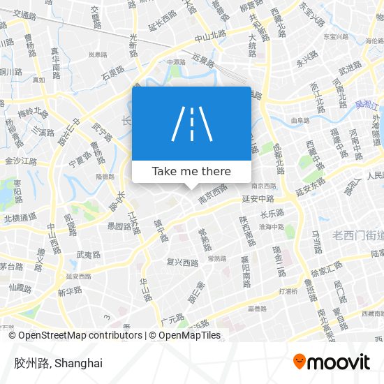 胶州路 map