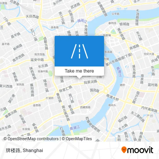 牌楼路 map