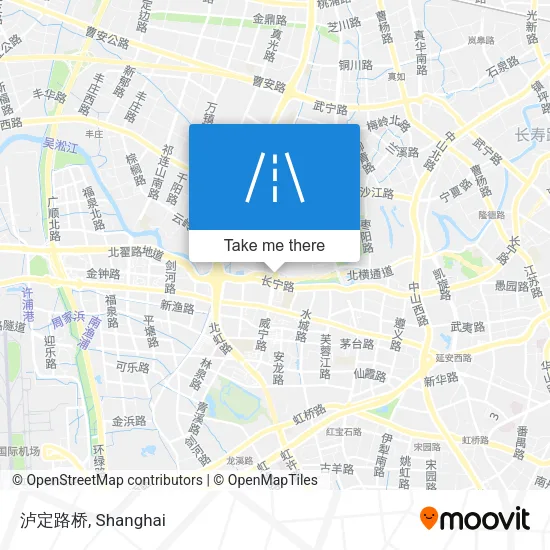 泸定路桥 map