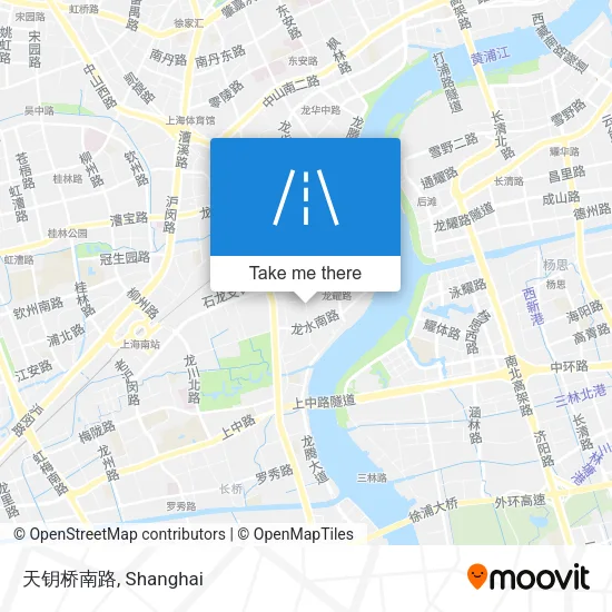 天钥桥南路 map