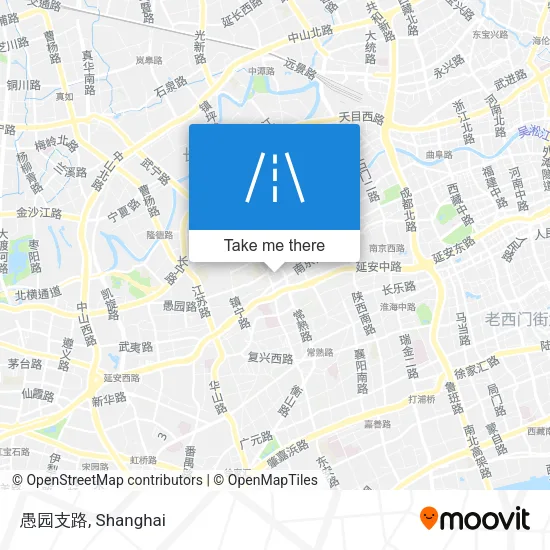 愚园支路 map