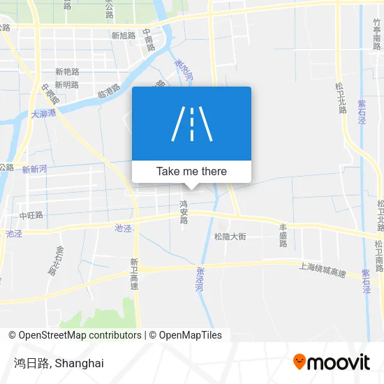 鸿日路 map