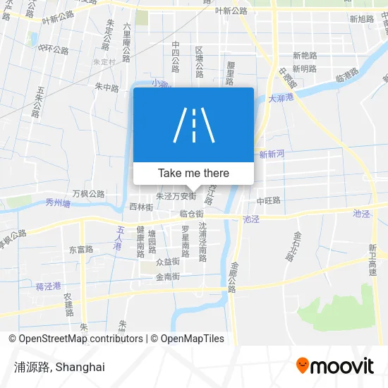 浦源路 map