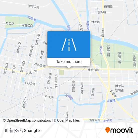 叶新公路 map
