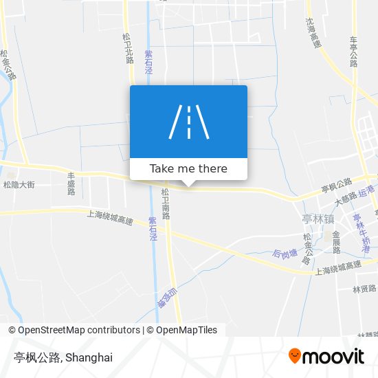 亭枫公路 map