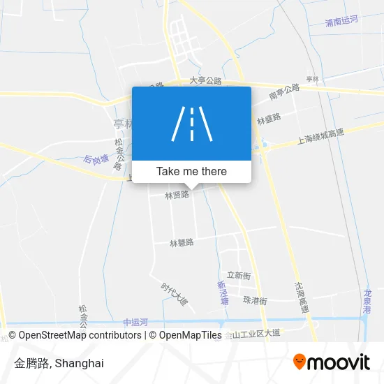 金腾路 map