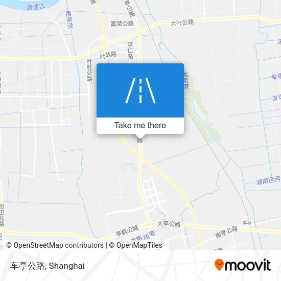车亭公路 map
