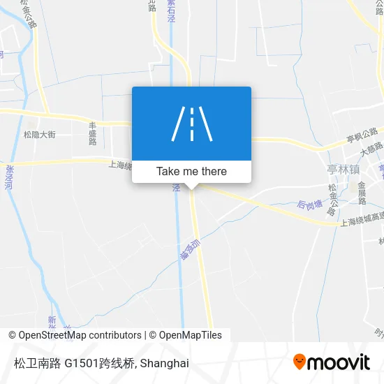 松卫南路 G1501跨线桥 map