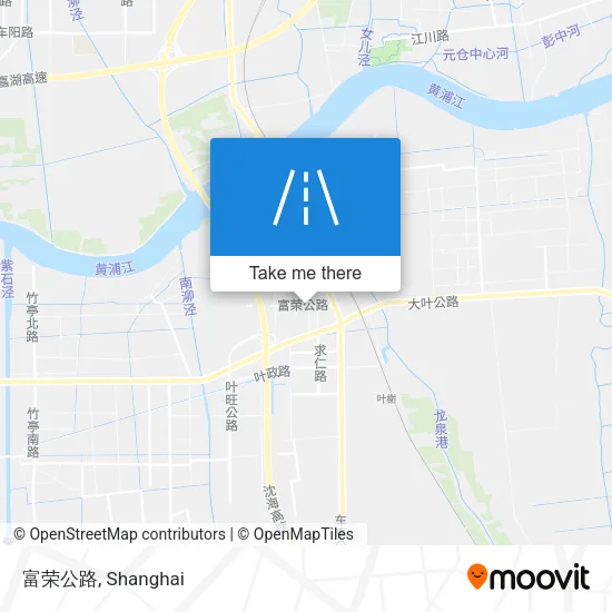 富荣公路 map