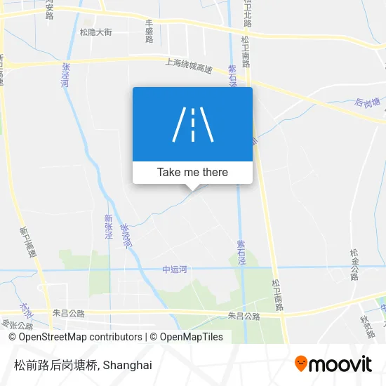 松前路后岗塘桥 map