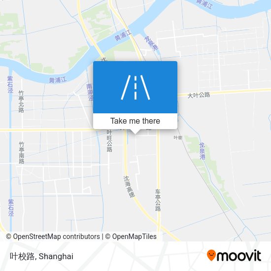 叶校路 map