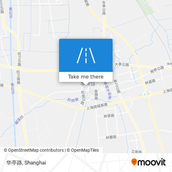 华亭路 map