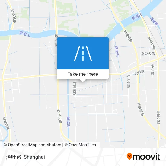 泽叶路 map