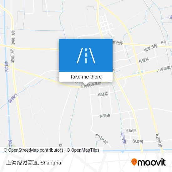 上海绕城高速 map