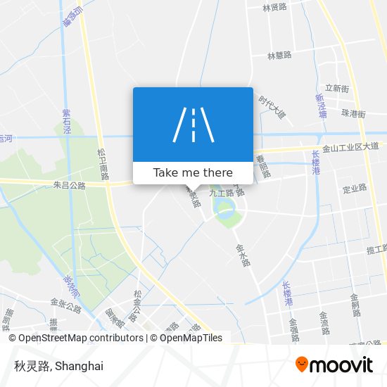 秋灵路 map