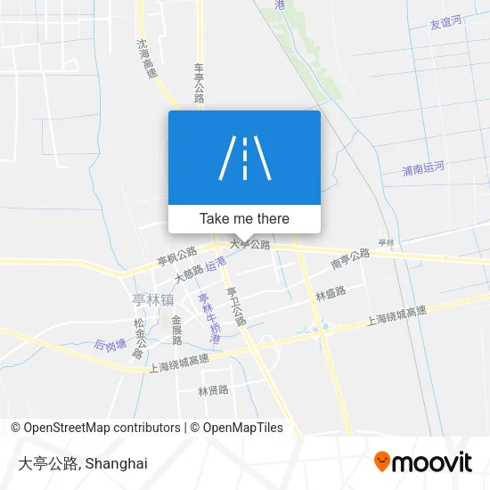 大亭公路 map