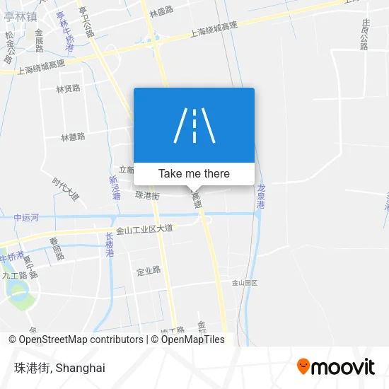 珠港街 map
