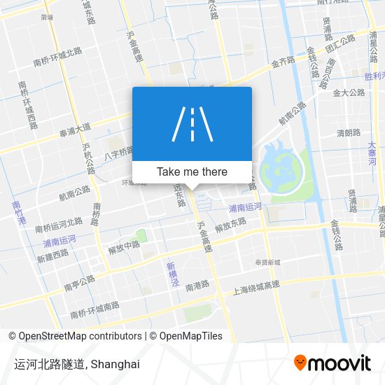 运河北路隧道 map
