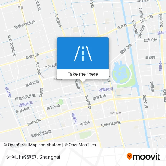 运河北路隧道 map