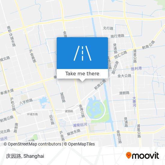 庆园路 map