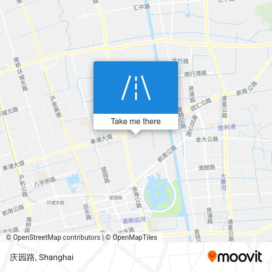 庆园路 map